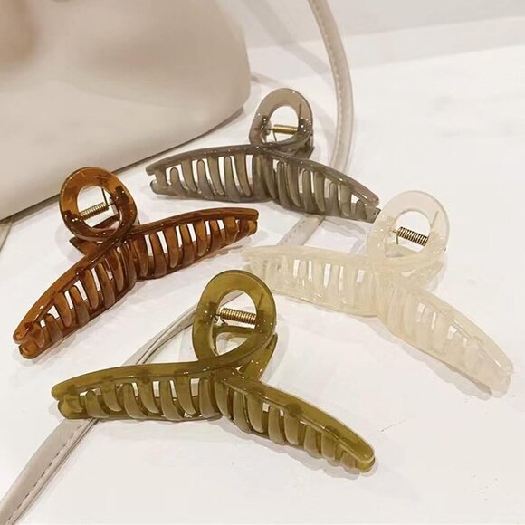 Accessories - Big Hair Claw Clips - Butterfly Hair Accessories for Women and Girls with Long,